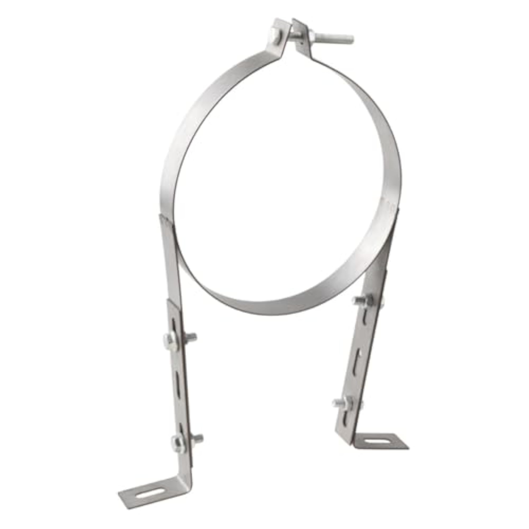 Wall Strap Support Bracket for Chimney Pipe Installation